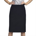 Ladies Optiweave Straight Lined Skirt Navy